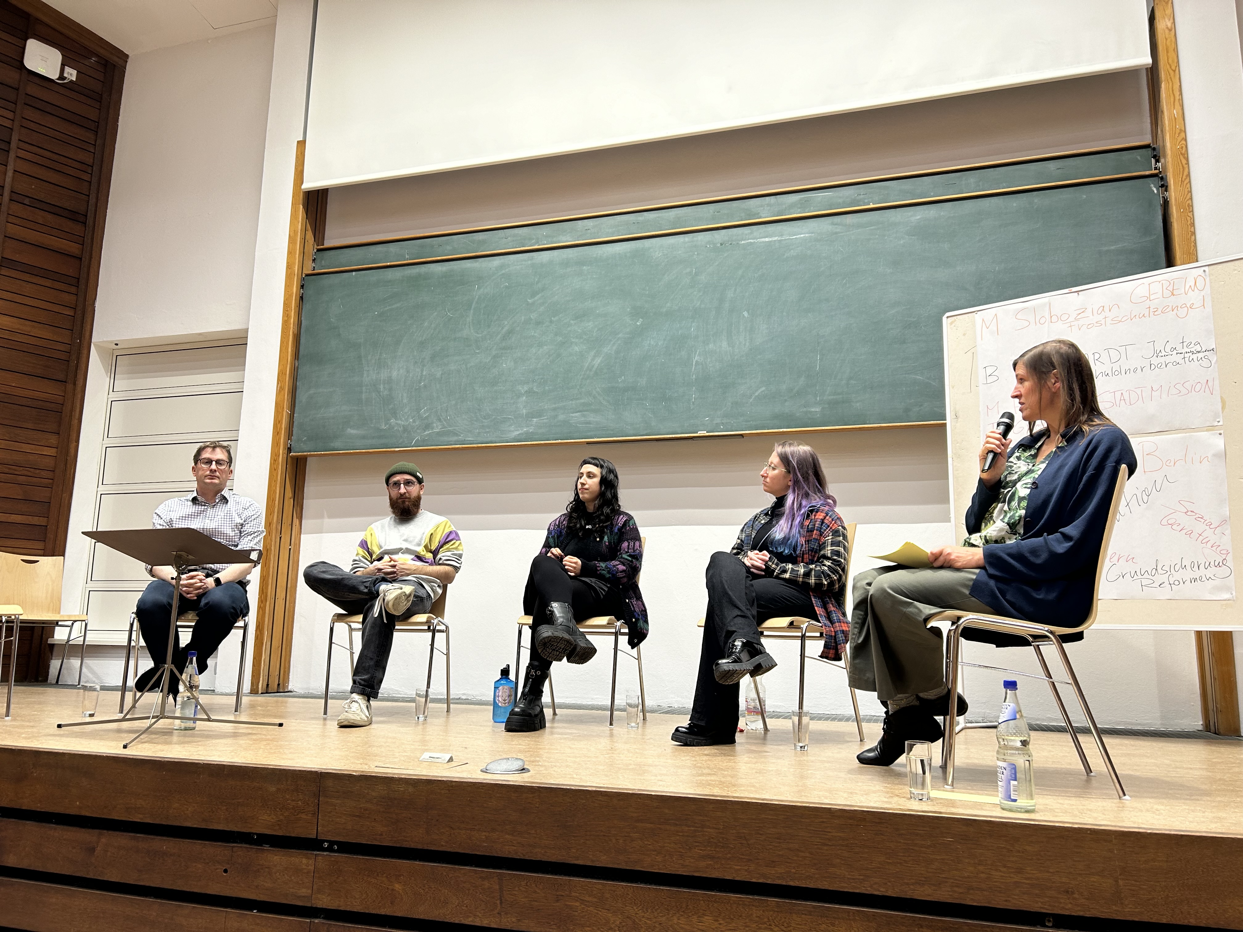 Gäste auf dem Podium am Praxistag, 13. November 2024