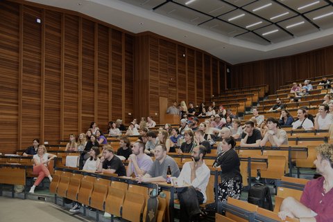 Ein Blick ins Publikum.