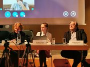 Kanzler Andreas Flegl (rechts) beim parlamentarischen Abend 