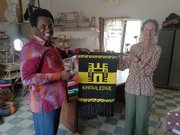 Prof.in Dr. Natascha Naujok (EHB) und Dr. Kwame Kyere Diabour, Head des Department of Art Education, University of Education Winneba, Ghana.