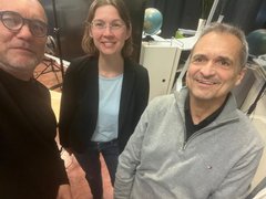 Selfie von Manfred Nagl, Kerstin Böhm und Manfred Tetz