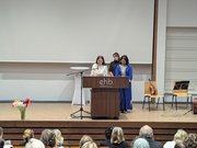 Studierende der EHB am Rednerpult