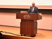 Eröffnungsrede des Präsidenten der EHB, Prof. Dr. Schröer-Werner. Foto: EHB