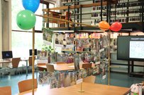 Aktionsspiel in der Bibliothek. Foto:EHB