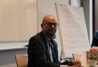 Rektor der EHB, Prof. Dr. Sebastian Schröer-Werner, bei seiner Eröffnungsrede