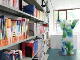 Handapparate im großen Lesessal