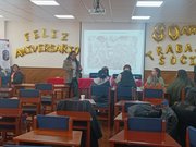 Dr. Boris-Chamani bei der Moderation des Seminars