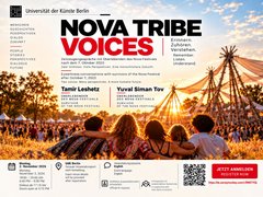 Plakat NovaTribeVoices. ©UDK Berlin