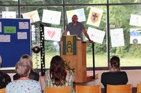 Nico Hartung bei seiner Rede