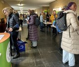 Praxismesse: Blick in den Flur E-Gabäude