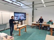Prorektor Prof. Dr. Michael Komoirek bei seiner Ansprache