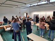 Gäste auf der Abschlussfeier des Projekts StrInGEnt