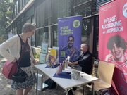 Stand des Kooperationspartners Bundesamt für Familie und zivilgesellschaftliche Aufgaben (BAFzA) 