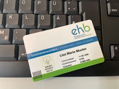 PC-Tastatur mit EHBCampusCard