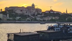 Abendstimmung in Budapest