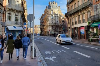 Historischer Straßenzug in Toulouse