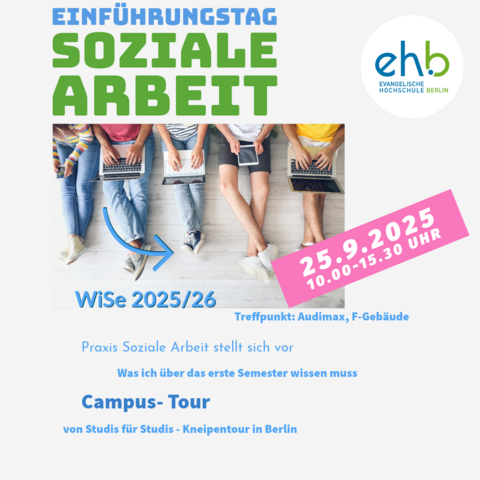 Ein Plakat zur Einführungsveranstaltung Soziale Arbeit