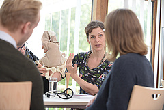 Beratungsgespräch mit werdenden Eltern, Seminarsituation