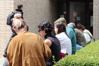 Pause auf dem Campus