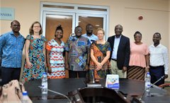 Gruppenbild an der University of Education, Winneba, Ghana
