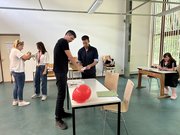 Registrierung bei der DKMS-Aktion an der EHB 