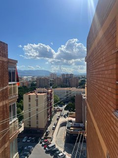 Blick von oben auf Malaga
