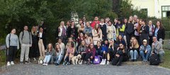 Studierende aus Finnland, Deutschland und Ungarn während der Studienwoche in Budapest
