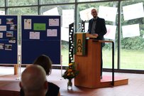 RektorProf. Dr. Sebastian Schröer-Werner bei der Eröffnungsrede