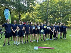Das EHB-Laufteam am 15. Mai bei der Berliner Wasserbetriebe 5 x 5 km TEAM-Staffel