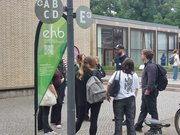 Treffpunkt der Campusführung. Foto: EHB