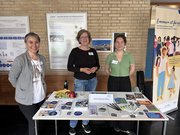 Infostand des International Office. Foto: EHB