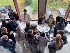 Studierende aus Belgien zu Gast an der EHB. Foto: EHB