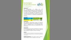 Poster zum Projekt "Nachhaltigkeit im Gesundheitswesen" (Prof. Dr. Cornelia Heinze)