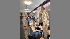 Infostand der Agentur für Arbeit. Foto: EHB