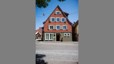 Schöne alte Hausfront