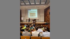 Begrüßungsrede von Prof.in Dr. Lena Kreck, Vizepräsidentin der EHB. Foto: EHB