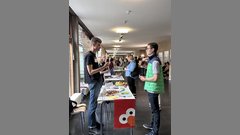 Infostand der Studienberatung Studierende mit Beeinträchtigung. Foto: EHB