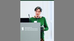 Dr. Stefanie Kämper, Dozentin im Studiengang BoN, an der HWR Berlin am 7. März 2023