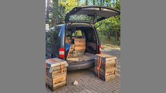 Die Bienenkästen kommen an