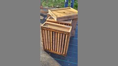 Neue Behausung der Bienen