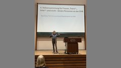 Prof.in Dr.in Lena Kreck, Vizepräsidentin der EHB, begrüßt die Teilnehmenden. Foto: EHB