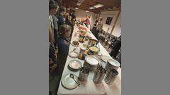Meal at the evening of specialties